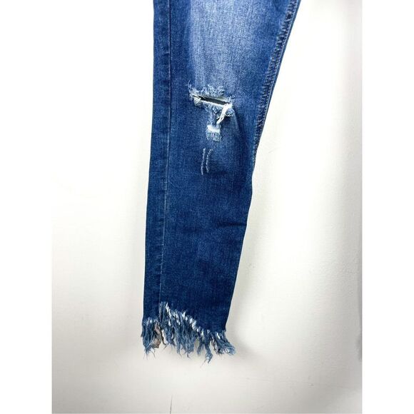 Free People Great Heights Frayed Skinny Jean Size 25 - Picture 5 of 9
